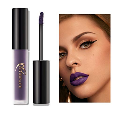 Mimore Matte Matte Moist Lipstick Lápiz labial de maquillaje profesional, impermeable Taza antiadherente Sexy Colors Lápiz labial Hidratante Suavizant