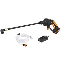 WORX WG620E Hydroshot-Limpiador de Alta presión portátil con Boquilla múltiple, Manguera de 6 m, Cargador y batería de Ion de Litio de 20 V precio