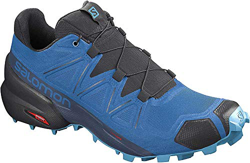 Salomon Zapatillas de Running para Hombre Speedcross 5, Color Azul, Talla 43 1/3 EU en oferta