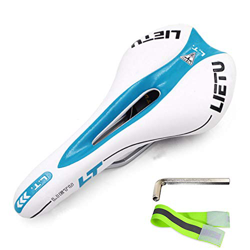 HNVNER Asiento de Bicicleta, Sillín de Bici de Montaña Cómodo, Sillín de Ciclismo Portátil para MTB, Bicicleta de Carretera, Bicicleta Urbana características