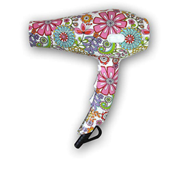 Secador de cabello LIM HAIR VR 4.0 PROFESIONAL con diseño estampado FLOWERS 2000 W TOURMALINE IONICO, 3 metros cable, 2 boquillas, larga vida en uso p en oferta