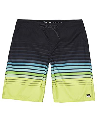 BILLABONG All Day Stripe OG Shorts, Hombre, Lime, 34