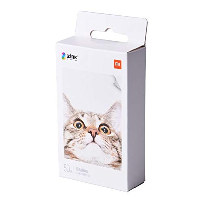Premium Zink Papel Fotografico,para Xiaomi Mijia Impresora Móvil,Papel Fotográfico Adhesivo,Impresión Sin Tinta,AR Fotos,5 x 7.6 cm,313 x 400 ppp,para