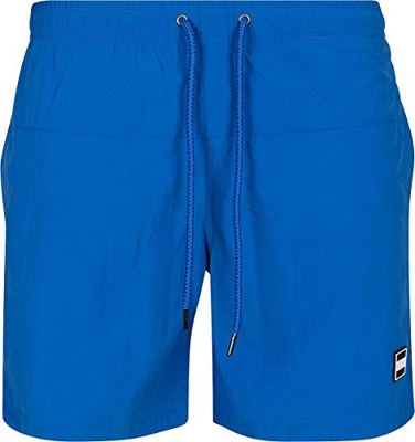 Urban Classics Block Swim Shorts Pnt, Pantalones Cortos para Hombre, Azul (Cobalt Blue 01495), XXXXX-Large