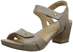 Clarks Un Palma Vibe, Sandalias de Talón Abierto para Mujer, Gris (Taupe Leather Taupe Leather), 37 EU precio