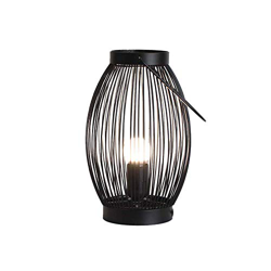 Lámpara de Mesa Shun Negro 18x18x28,5cm 7hSevenOn Deco en oferta