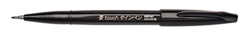 Pentel - Rotulador Pentel Touch con punta de pincel, Color negro (SES15C-A) precio