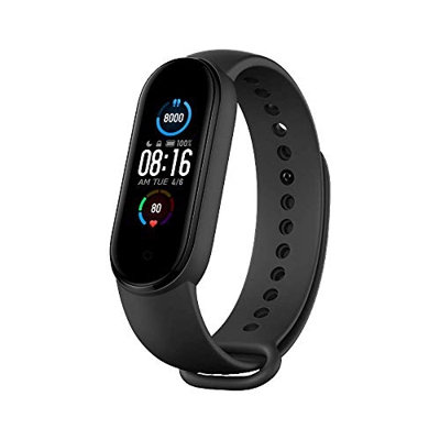 Xiaomi Mi Band 5 Global Pulsera con frecuencia cardíaca Fitness Música Bluetooth 5.0 Contador de Pasos y mensajería y 50M Sumergible para Sistemas And