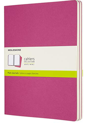 Moleskine Cahier Journal (Juego de 3 cuadernos con páginas en blanco, cubierta de cartón y bordados de algodón, grandes 13 x 21 cm, 80 páginas), amari precio