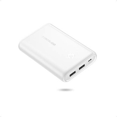 POWERADD EnergyCell Powerbank 15000mAh Batería Externa Cargador Portátil con 2 Salidas (5V/2.4 * 2) para iPhone,Samsung,Huawei,Xiaomi,Tablets -Blanco