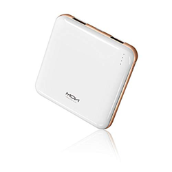 MOXNICE Bateria Externa Movil Power Bank 10000mAh, MÁS Ligero Power Bank con 2 Salidas para iPhone iPad Samsung Huawei Xiaomi, Regalos para Hombres, M características