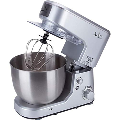 Jata FP500P Procesador de Alimentos con Bol de Acero Inoxidable de 5 l Control Electrónico de Velocidad Tapa Antisalpicaduras Incluye Gancho Varilla B
