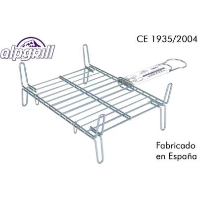 Parrilla Barbacoa Doble, Alpgrill, 25x30cm