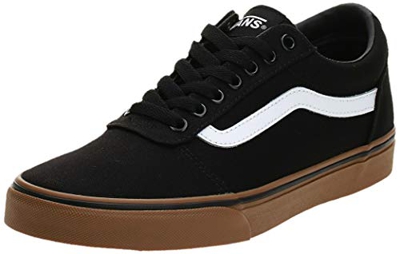 Vans Ward Canvas, Zapatillas para Hombre Negro (Canvas/Black/Gum 7Hi) 44 EU
