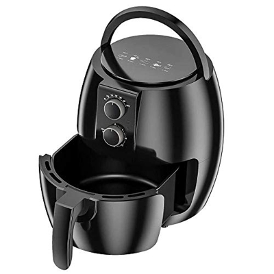 azorex Freidora de Aire sin Aceite 4.5L Caliente 80 a 200 °C Control de Temperatura y Temporizador 1350W