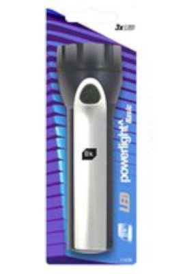 Silver sanz linternas bk - Linterna bk basic powerlight 3 leds 2aa