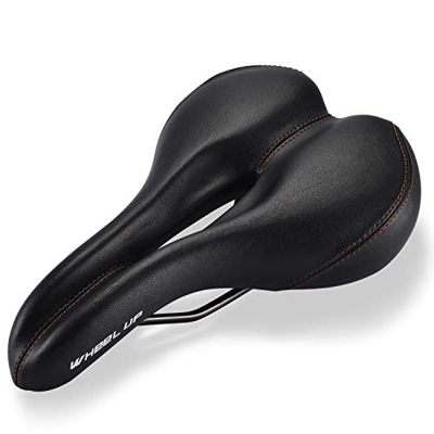 Asvert Sillín de Bicicleta de Gel Asiento de Bicicleta Profesional Cómodo y Suave Diseño Ergonómico cojín de Bicicleta de Ciclismo Carretera montaña M