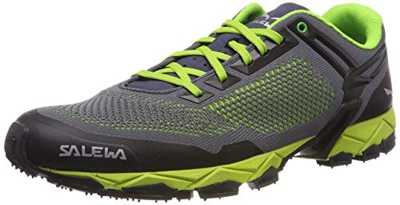 Salewa MS Lite Train Knitted, Zapatillas para carrera de senderos Hombre, Azul (Ombre Blue/Tender Shot), 44 EU