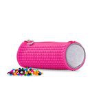 Portatodo escolar Pixie Crew redondo rosa