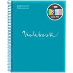 Cuaderno A4 microperforado Miquelrius Emotions cuadrícula 5x5 mm azul Formentera