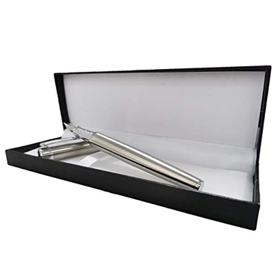 Pluma Estilográfica con caja de regalo, 13,5 cm, Plumas estilográficas ejecutivas de punta mediana, diario, convertidor de tinta, bolígrafo comercial,