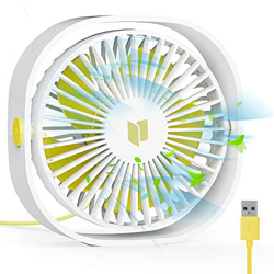 RATEL Ventilador de Mesa USB, Ventilador de Escritorio 12.5 cm Use con Cable de 1.2 metros, portátil y Personal para el hogar y la Oficina Silencioso  características