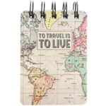 Bloc de notas Legami Travel Maps Mini