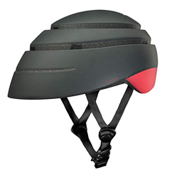 Closca Casco de Bicicleta para Adulto, Plegable Helmet Loop. Casco de Bici y Patinete Eléctrico/Scooter para Mujer y Hombre Unisex. Negro/Coral, Talla características