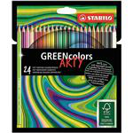 Lápices de color ecológicos Stabilo Greencolors Arty estuche con 24 colores precio