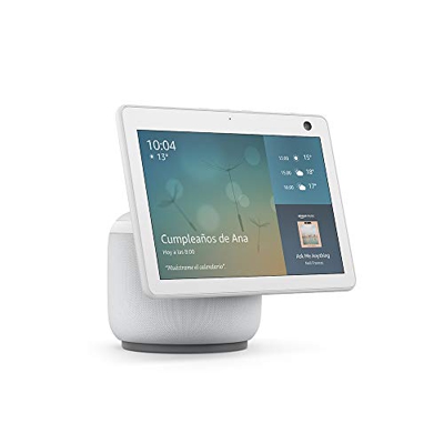 Nuevo Echo Show 10 (3.ª generación) | Pantalla inteligente HD con movimiento y Alexa, Blanco