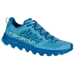 LA SPORTIVA Helios III Woman, Zapatillas de Trail Running Mujer, Pacific Blue/Neptune, 39.5 EU en oferta