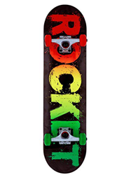 ROCKET Complete Fade Skateboard Unisex Adulto, Multicolor (Rasta), 8 IN características