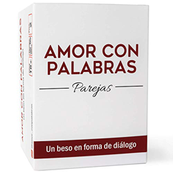 AMOR CON PALABRAS - Parejas | Juegos de Mesa para Dos Personas Que fortalecen Las relaciones convirtiéndolos en inmejorables Regalos para mi Novio o N en oferta