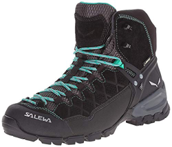 Salewa WS Alp Trainer Mid Gore-TEX, Botas de Senderismo Mujer, Negro (Black Out/Agata), 38.5 EU en oferta