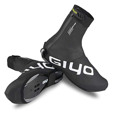 Lixada GIYO Cubierta de Zapatos de Bloqueo de Ciclismo en Invierno Cubrebotas MTB Impermeable A Prueba de Viento Calzado de de Vellón Cálido (2XL)