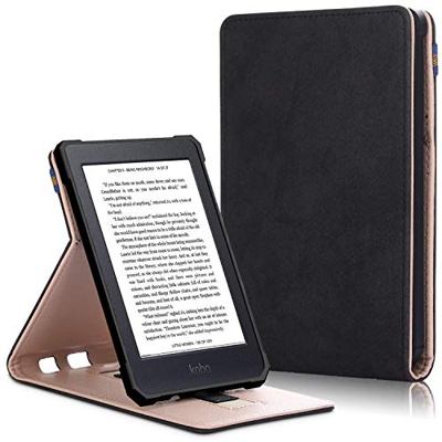 TTVie Funda para Kobo Nia - Funda Carcasa Flip Vertical con Función de Despertador/Reposo Automático para Kobo Leisosa Nia Comfort Light 6p Modelo 202