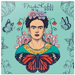 ERIK - Calendario de pared 2021 Frida Kahlo, Producto Oficial, 30x30 cm características