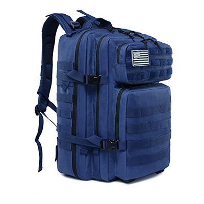 SJAPEX Mochila Táctica Militar 45L, Paquete de Asalto de Gran Capacidad para Utilidad Militar Bolsa de Emergencia, para Caza Senderismo Acampada Activ