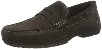 Geox U Moner W 2FIT D, mocasín Hombre, Barro, 40 EU