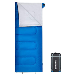 Fandango Saco de Dormir cálido de 3 a 4 Estaciones, Rectangular, Compacto, Ligero, Resistente al Agua, para Adultos y niños, Equipo de Camping, Sender precio