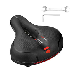 WDEC Sillín de Bicicleta, Dos Amortiguadores, Asiento de Bicicleta, Sillín de Ciclismo, Asiento de Bicicleta de Gel Ergonómico, Cojín Cómodo para MTB/ precio