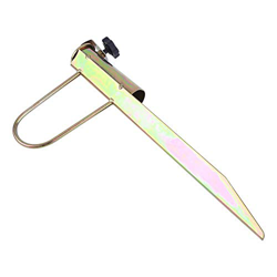 Ancla de arena de sombrilla de playa de 16.5 pulgadas, estaca de anclaje de soporte de metal resistente para sombrilla, caña de pescar, bandera, jardí precio