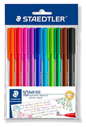 STAEDTLER 43235MPB10 - Bolígrafos, Colores Surtido, Pack de 10 Unidades en oferta