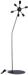 Homemania HOMAX_4350 - Lámpara de suelo Scorpius Blackper para interiores, suelo negro, metal, 36 x 30 x 170 cm características