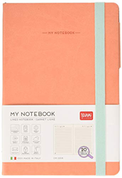 Legami My Notebook – Medium Lined Neon Salmon características