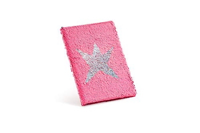 MIQUELRIUS 1357 - Cuaderno Rígido A5, tapa dura, 80 Hojas Lentejuelas Reversibles Agatha Ruiz de la Prada Estrellas