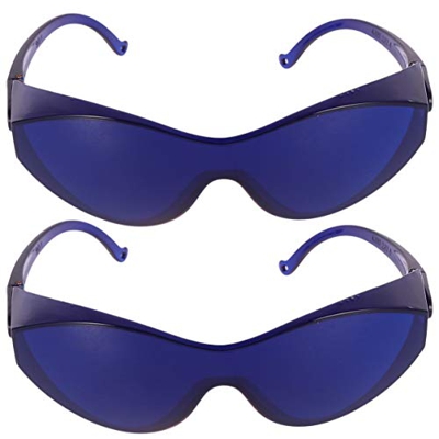 Artibetter 2 Piezas Gafas Protectoras Gafas Ipl Dispositivo de Depilación Gafas Anteojos Gafas de Seguridad a Prueba de Polvo para Cara Cuerpo Bikini 