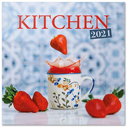 ERIK - Calendario de pared 2021 Kitchen, 30x30 cm características
