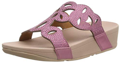FitFlop Elora Slide-Laser Hotfix, Sandalias de Punta Descubierta Mujer, Rosa (Ss20 Heather Rose 802), 39 EU en oferta