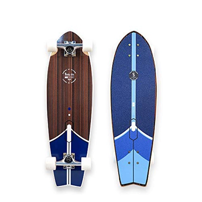 Hignful Carver Skateboard Patinetas Profesionales Skate Board Principiante Longboard Cruiser Surfskate Cepillo Calle Monopatín Surfskate 27 in Tabla S